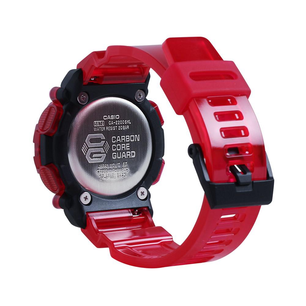 Men's Analog Digital Red Resin Strap Watch 47mm商品第3张图片规格展示