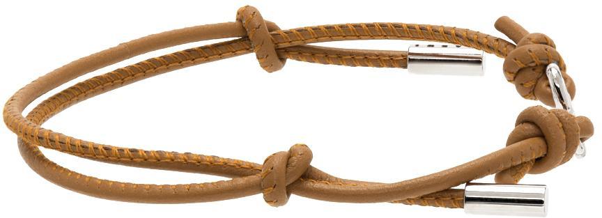 商品Marni|Tan Leather Bracelet,价格¥454,第7张图片详细描述