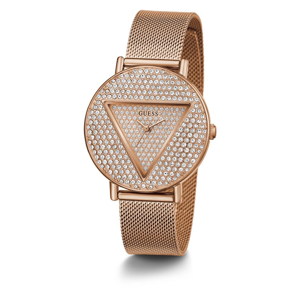 Women's Quartz Rose Gold-Tone Stainless Steel Mesh Bracelet Watch 36mm商品第5张图片规格展示