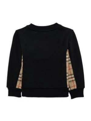 商品Burberry|Little Boy��’s & Boy's Check Crewneck Sweatshirt,价格¥1917,第2张图片详细描述