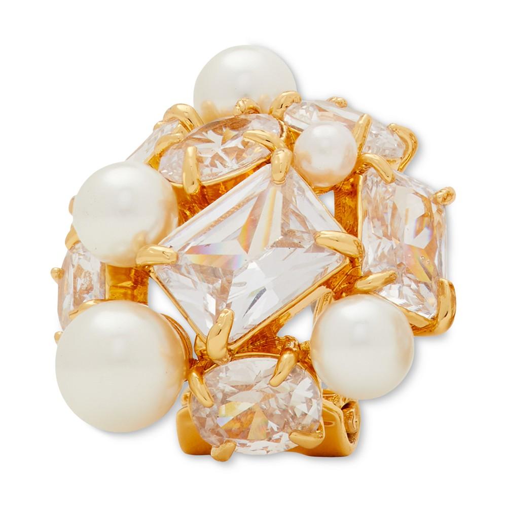 Candy Shop Imitation Pearl Cluster Stud Earrings商品第3张图片规格展示