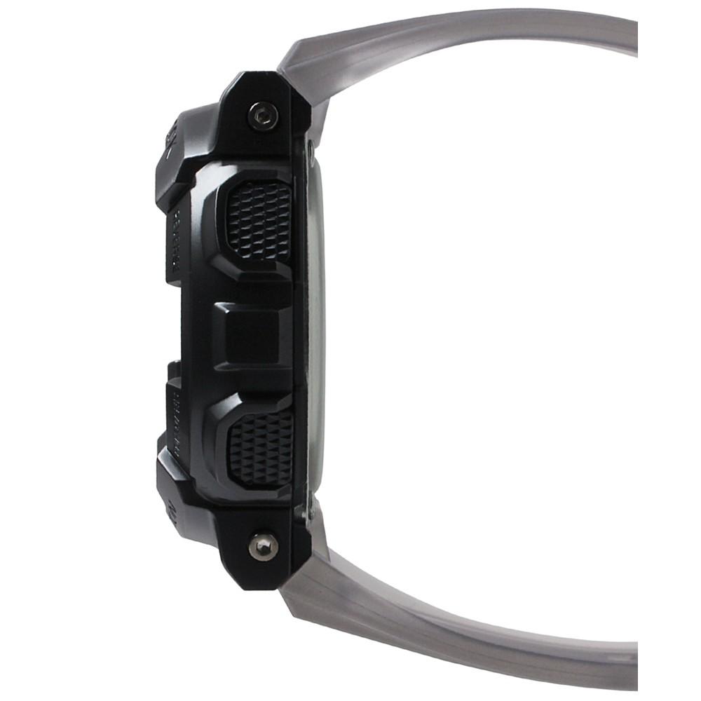 Men's Analog Digital Gray Resin Strap Watch 49mm商品第4张图片规格展示