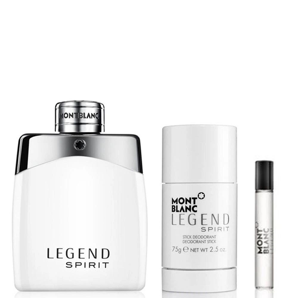 商品MontBlanc|Montblanc Mens Legend Spirit Gift Set Fragrances 3386460130356,价格¥411,第1张图片