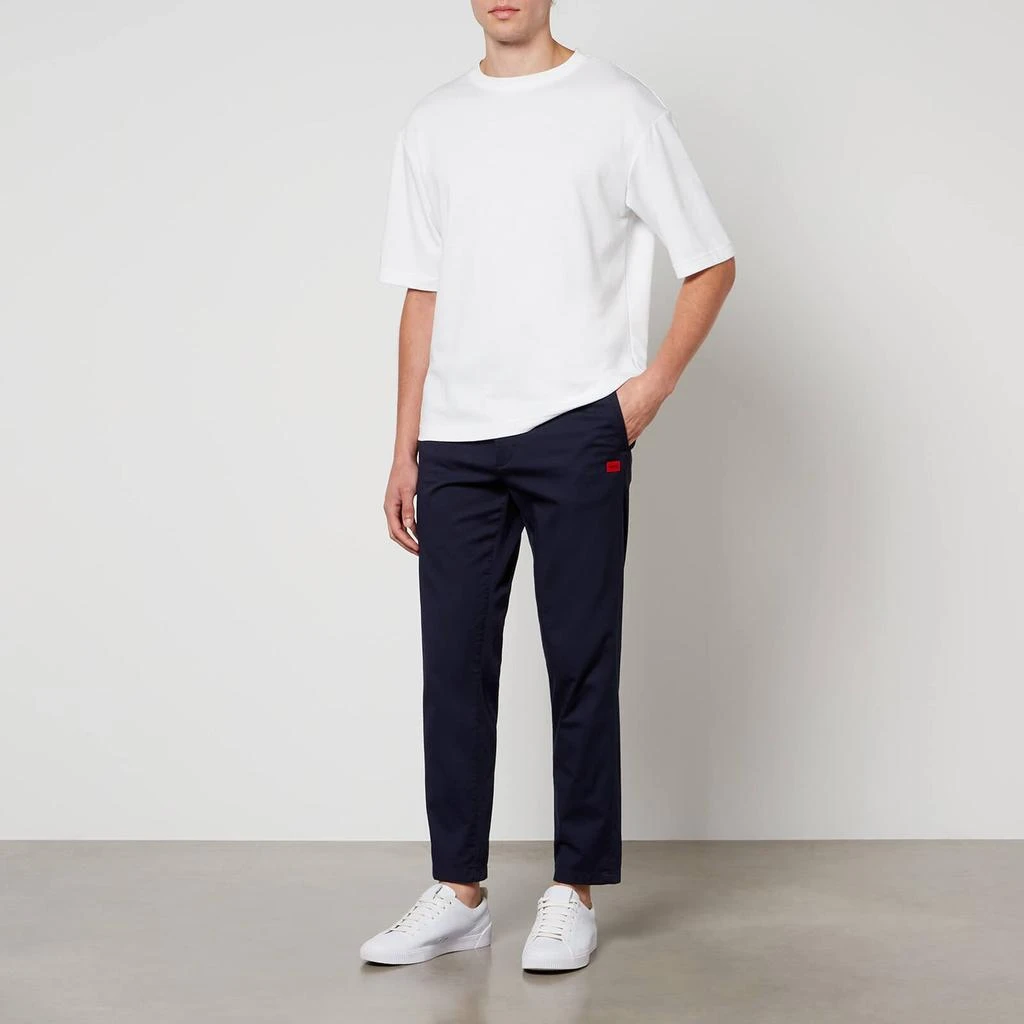 商品Hugo Boss|HUGO Gyte223 Cotton-Blend Twill Trousers,价格¥296,第3张图片详细描述