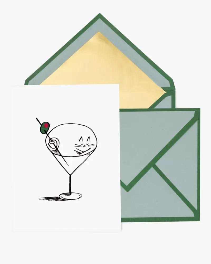 商品Kate Spade|Holiday Party Assorted Holiday Cards Set,价格¥135,第3张图片详细描述
