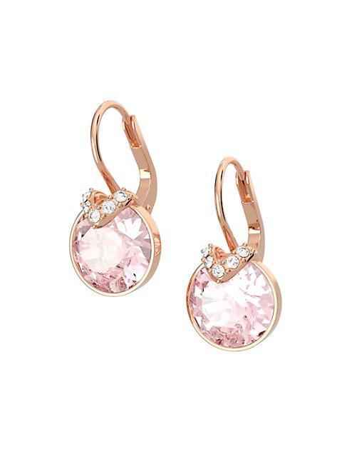 商品Swarovski|Bella Rose Gold-Tone Plated V-Drop Earrings,价格¥680,第4张图片详细描述