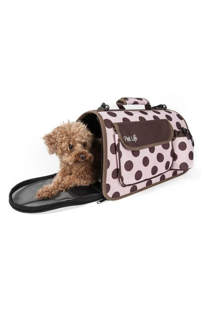 Faux Shealing Lined Folding Zippered Airline-Approved Casual Carrier 商品