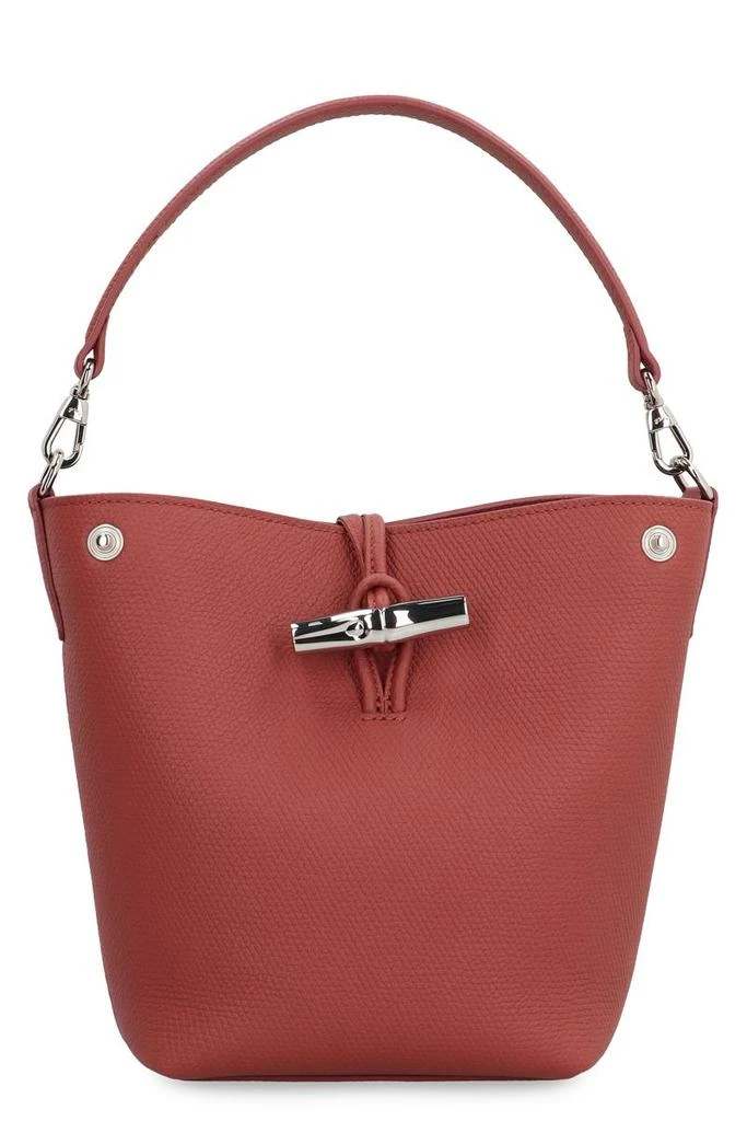 商品Longchamp|Longchamp Le Roseau Xs Leather Bucket Bag,价格¥3810,第1张图片