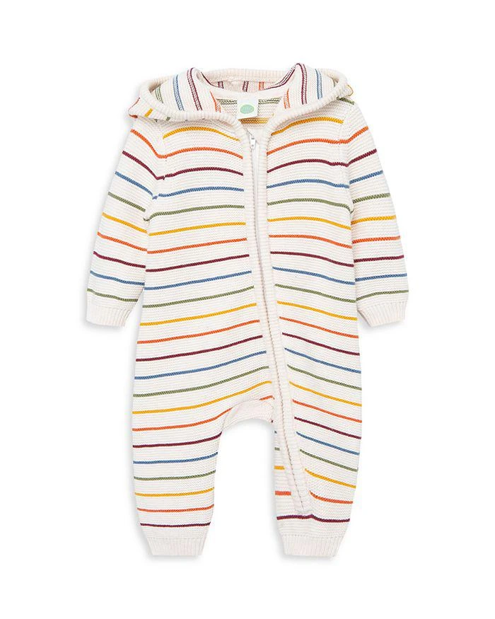 商品Little Me|Unisex Hooded Striped Cotton Sweater Coverall - Baby,价格¥156,第1张图片