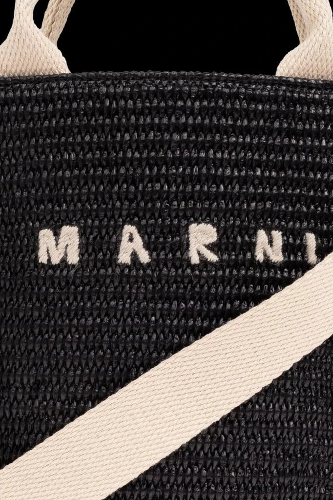 商品Marni|Marni Logo Embroidered Shoulder Bag,价格¥2940,第5张图片详细描��述