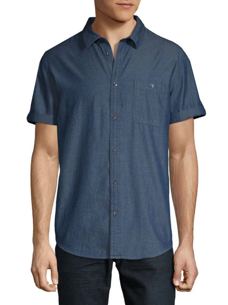 商品Calvin Klein|Cotton Short Sleeve Sport Shirt,价格¥158,第4张图片详细描述