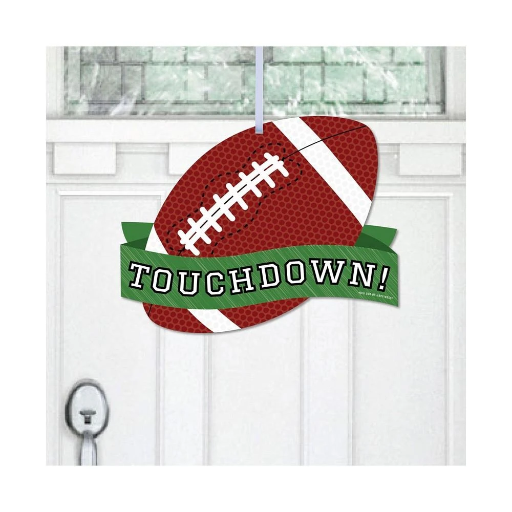 商品Big Dot of Happiness|End Zone - Football - Hanging Porch Outdoor Front Door Decor - 1 Piece Sign,价格¥135,第1张图片