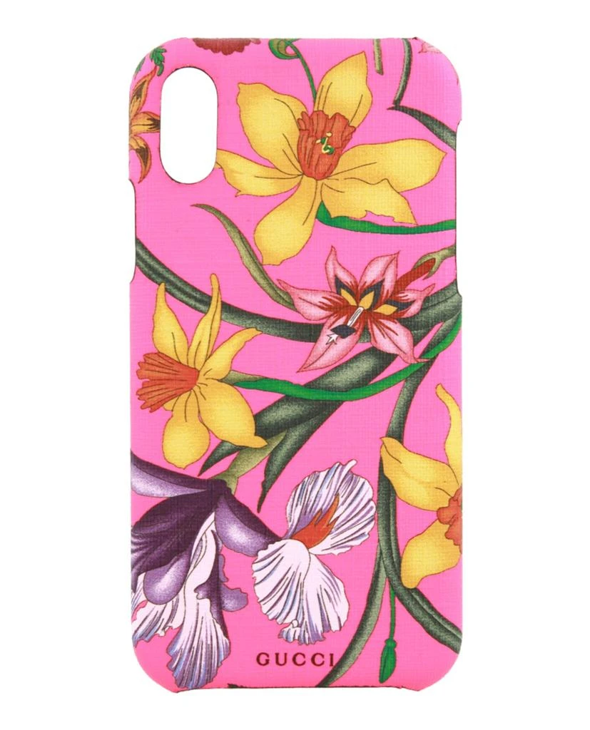 商品Gucci|Neon Floral iPhone X Case,价格¥451,第1张图片