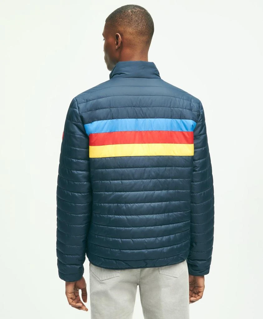 商品Brooks Brothers|Reversible Racer Stripe Puffer Jacket,价格¥823,第3张图片详细描述