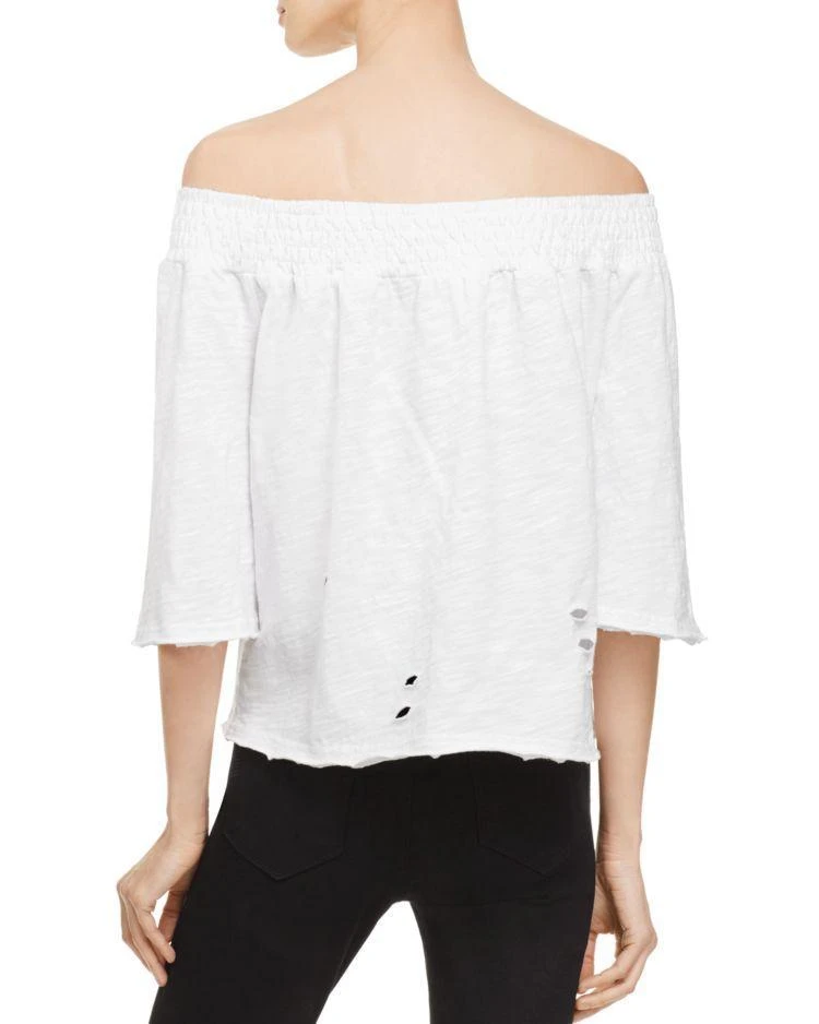 商品Honey Punch|Distressed Off-the-Shoulder Top,价格¥169,第2张图片详细描述