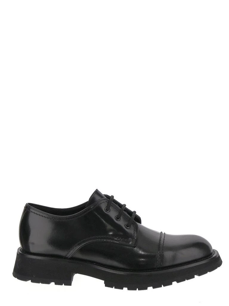 商品Alexander McQueen|Black Derby Shoes,价格¥2719,第1张图片
