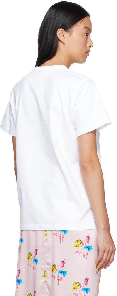 商品Ganni|White Organic Cotton T-Shirt,价格¥519,第3张图片详细描述