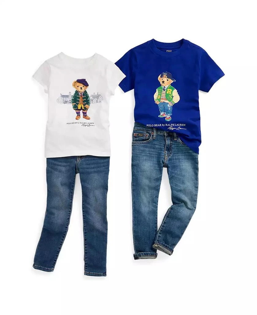 商品Ralph Lauren|Toddler and Little Boys Polo Bear Cotton Jersey Tee,价格¥141,第3张图片详细描述