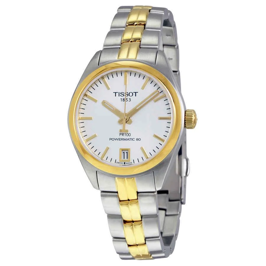 商品Tissot|Tissot PR 100 Powermatic Silver Dial Ladies Watch T101.207.22.031.00,价格¥1995,第1张图片