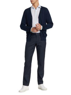 Slim Fit Lightweight Cotton Cardigan商品第7张图片规格展示