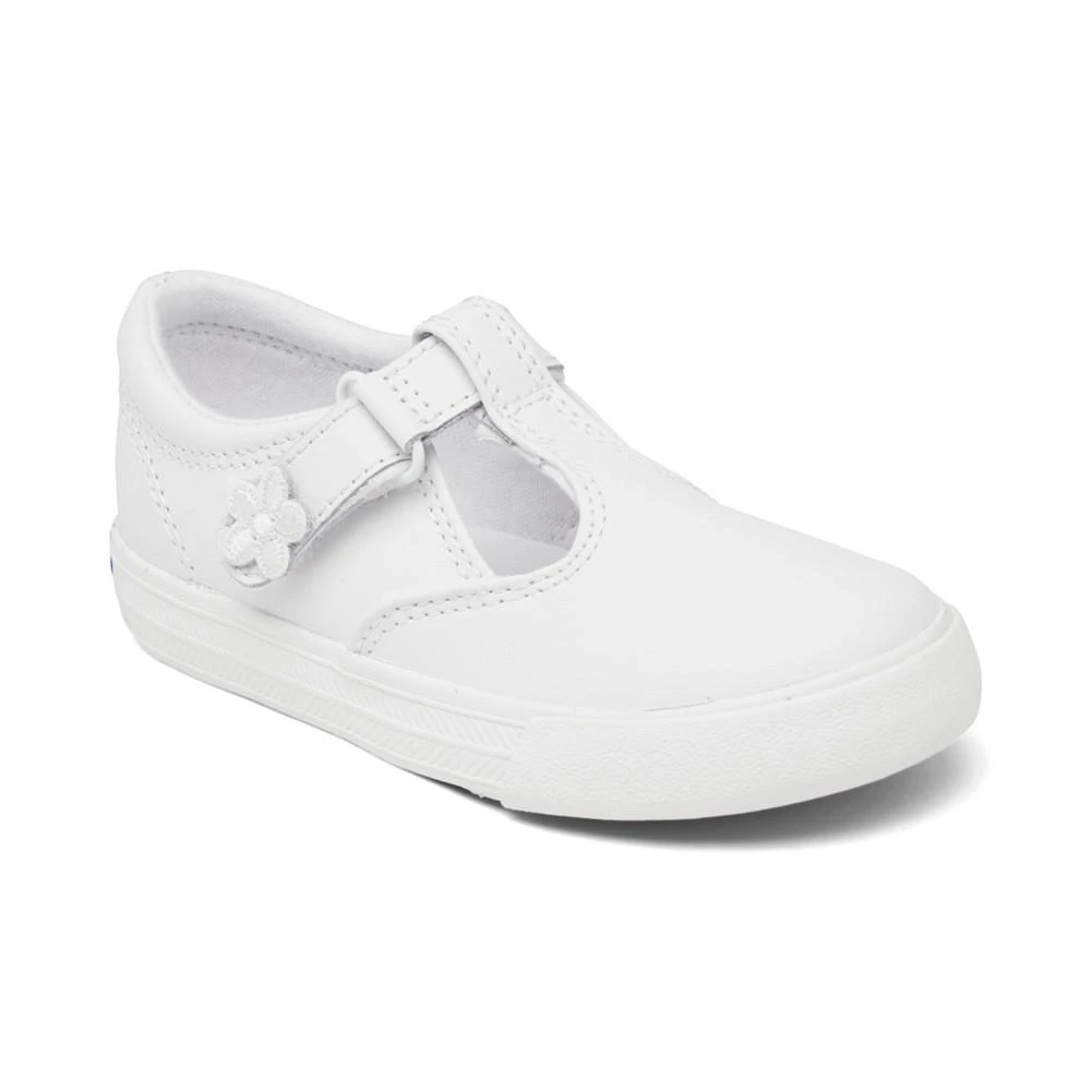 商品Keds|Toddler Girls' Daphne T-Strap Stay-Put Closure Slip-On Casual Sneakers from Finish Line,价格¥152,第1张图片