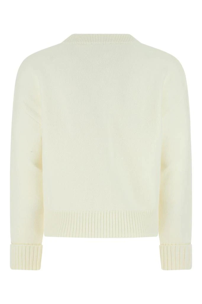 商品AMI|Ivory wool cardigan,价格¥3362,第1张图片