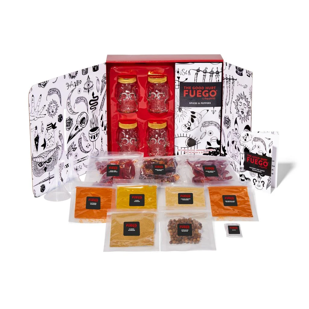 商品Thoughtfully|The Good Hurt Fuego by , DIY Hot Sauce Gift Set,价格¥362,第1张图片