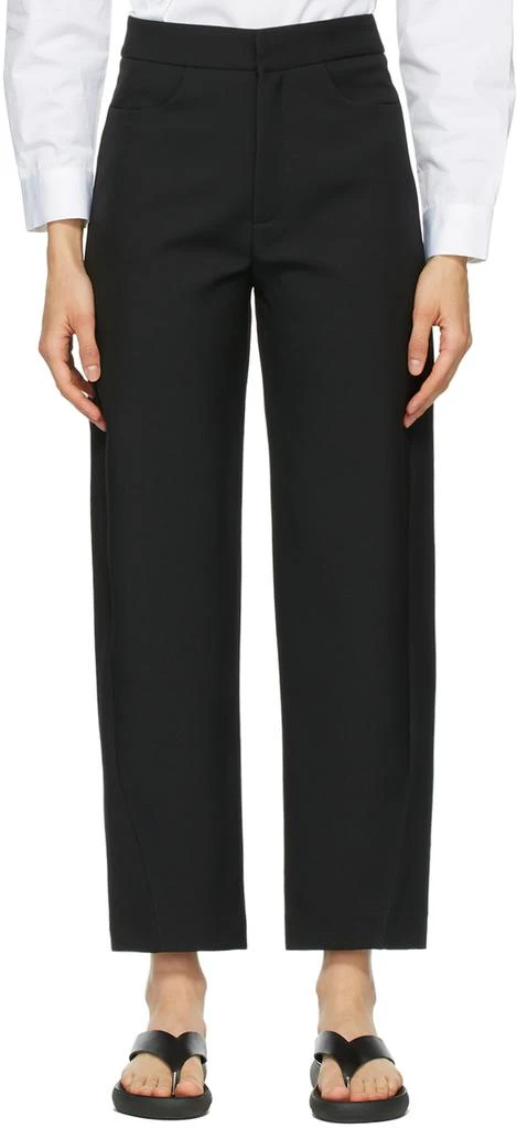商品Totême|Black Novara Trousers,价格¥1161,第1张图片