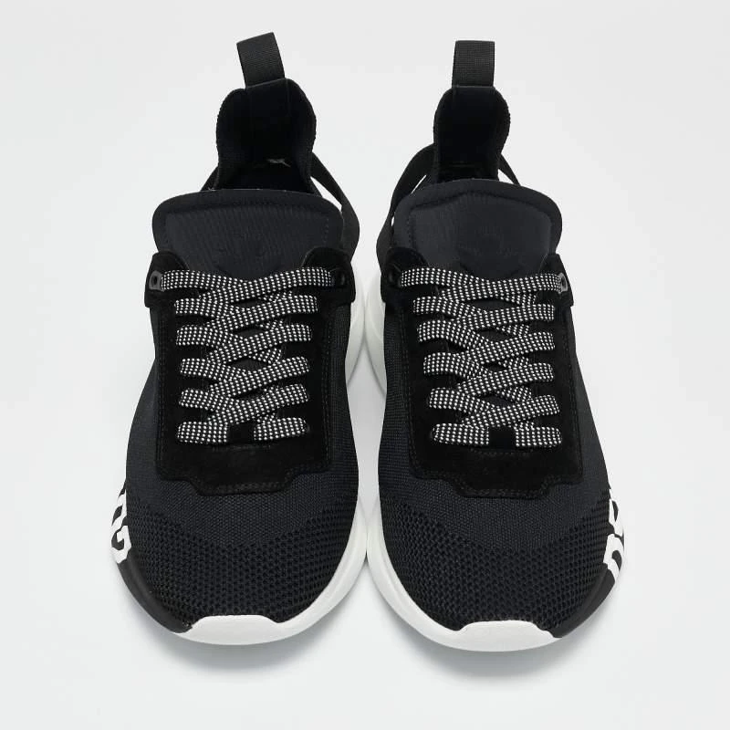 商品DSQUARED2|Dsquared2 Black Mesh and Neoprene Fly Sneakers Size 45,价格¥1543,第3张图片详细描述