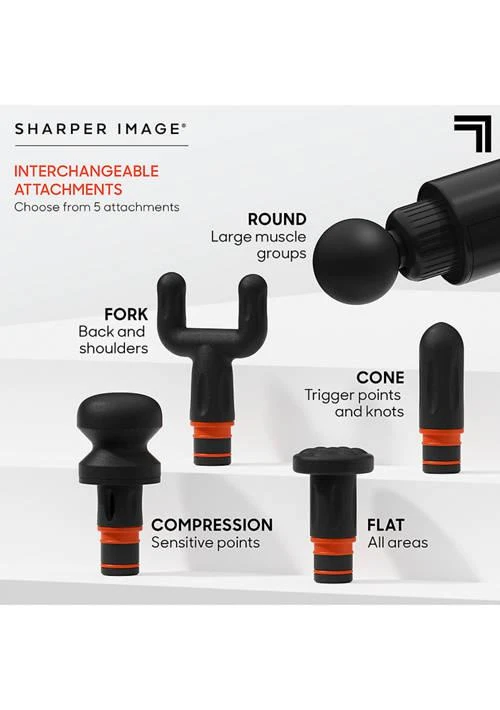 商品Sharper Image|Image Power Boost Deep Tissue Percussion Massager,价格¥527,第3张图片详细描述