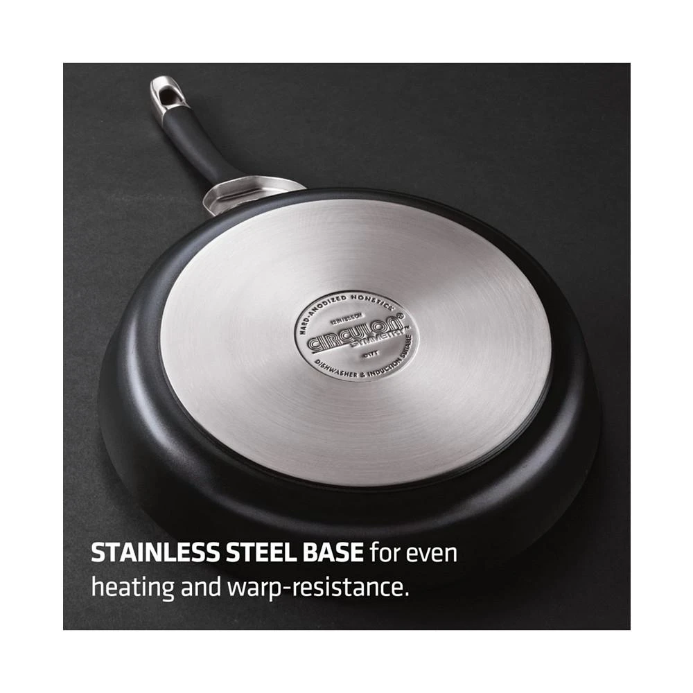 Symmetry Hard-Anodized Nonstick Weeknight Cookware Induction Pots and Pans Set, 4-Piece, Black 商品