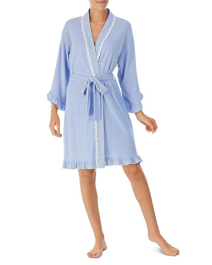 商品Eileen West|Striped Ruffled Daisy Chain Robe,价格¥581,第1张图片