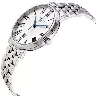 商品Tissot|Tissot Carson Premium Quartz Silver Dial Men's Watch T122.410.11.033.00,价格¥2535,第3张图片详细描述