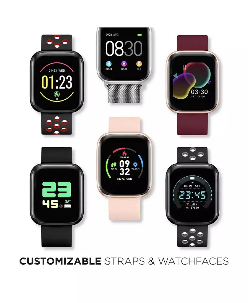 商品iTouch|Air 3 Unisex Heart Rate Merlot Strap Smart Watch,价格¥711,第5张图片详细描述