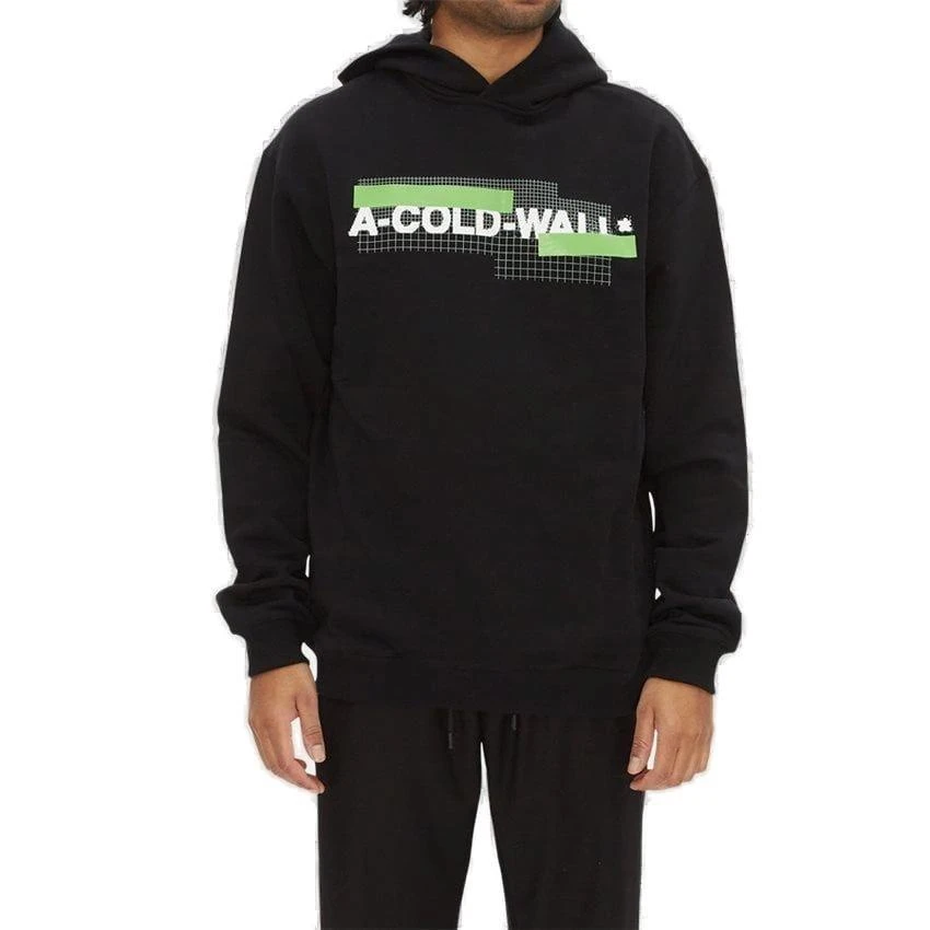 商品A-COLD-WALL*|A-Cold-Wall* Logo-Printed Long-Sleeved Hoodie,价格¥1043-¥1129,第2张图片详细描述