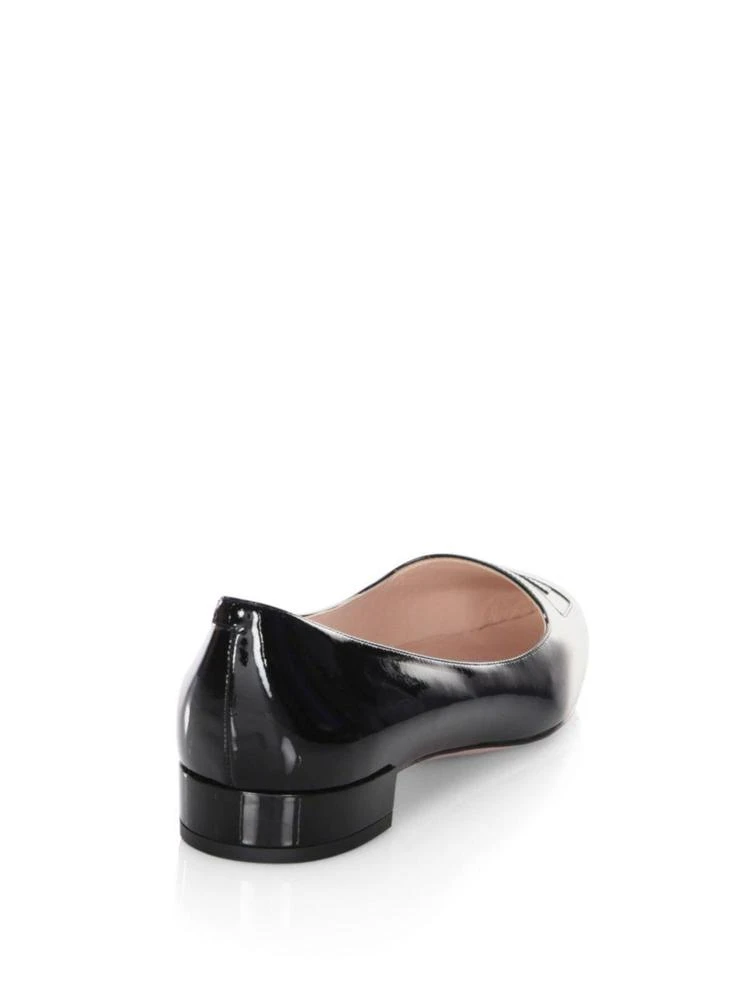 商品Roger Vivier|Bibi Leather Flats,价格¥5218,第2张图片详细描述