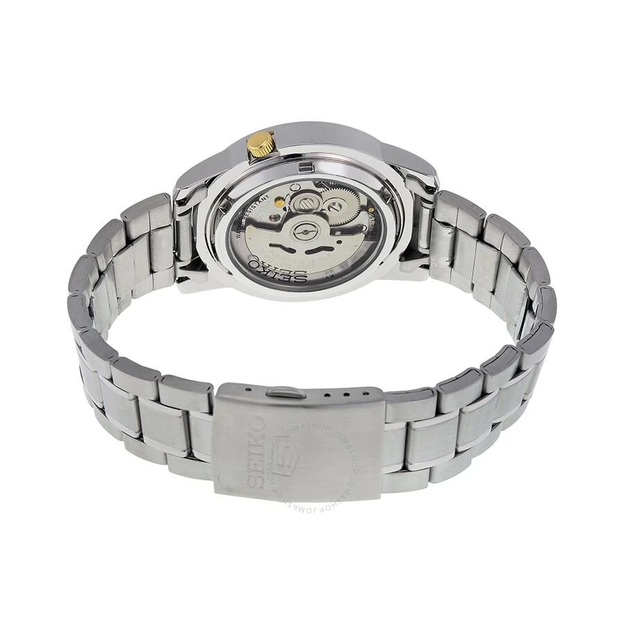 商品Seiko|5 Automatic Stainless Steel Gold Dial Men's Watch SNKK13,价格¥778,第3张图片详细描述