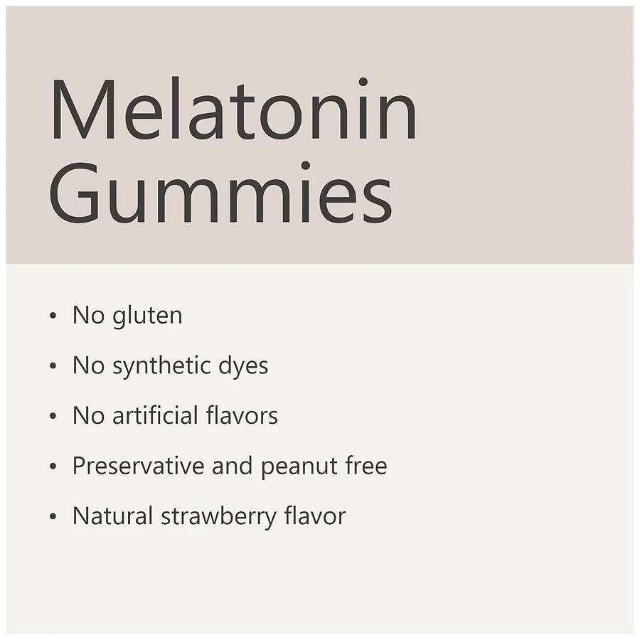 Melatonin 10 mg Gummies (45 days) Natural Strawberry 商品