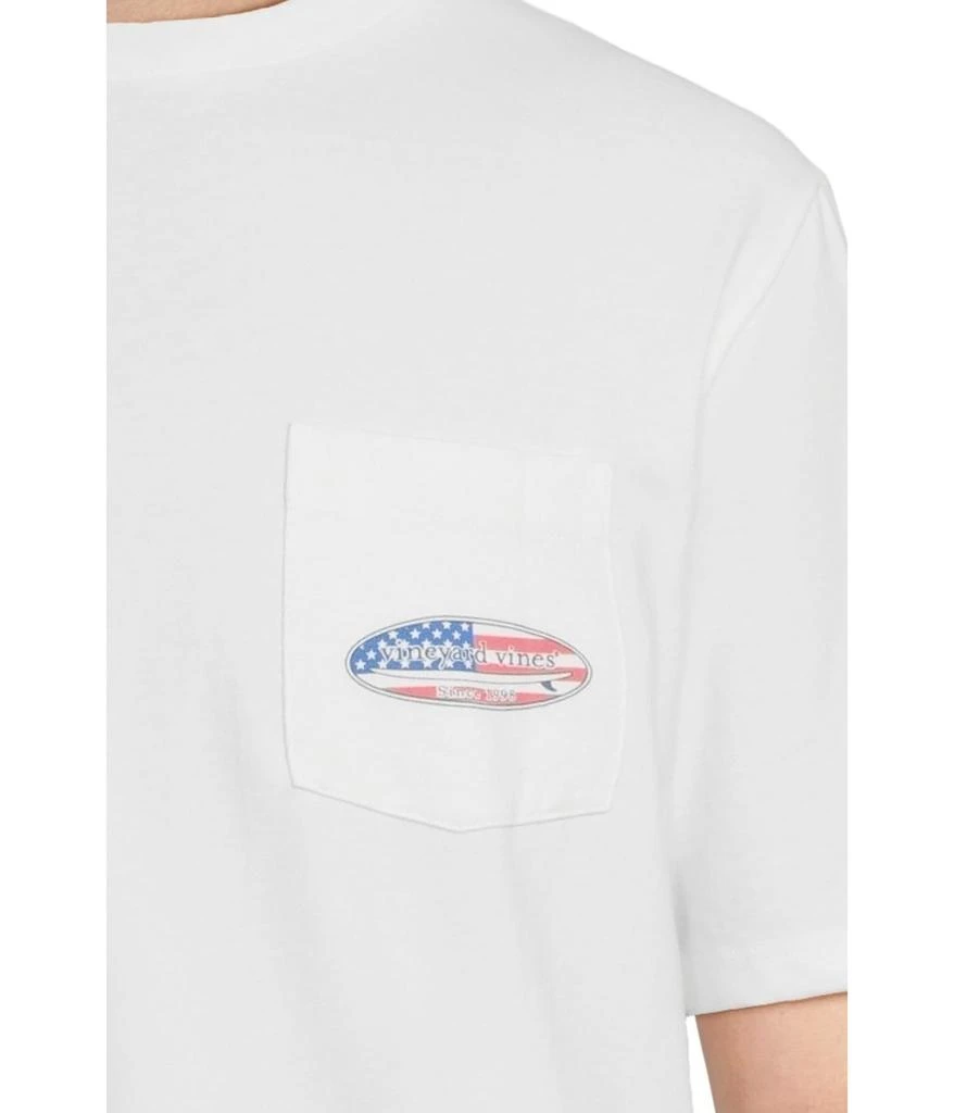 商品Vineyard Vines|Surf Chappy Short Flag Short Sleeve Tee,价格¥337,第4张图片详细描述