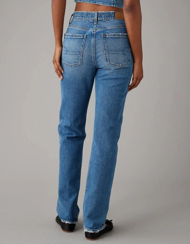 商品AE|AE Stretch Super High-Waisted Straight Jean,价格¥375,第3张图片详细描述