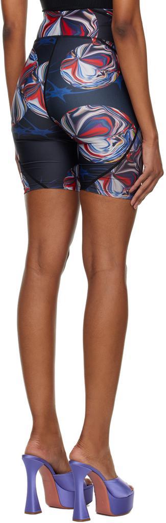 商品Ksubi|Black P.E. Nation Edition Warped Bike Shorts,价格¥895,第5张图片详细描述