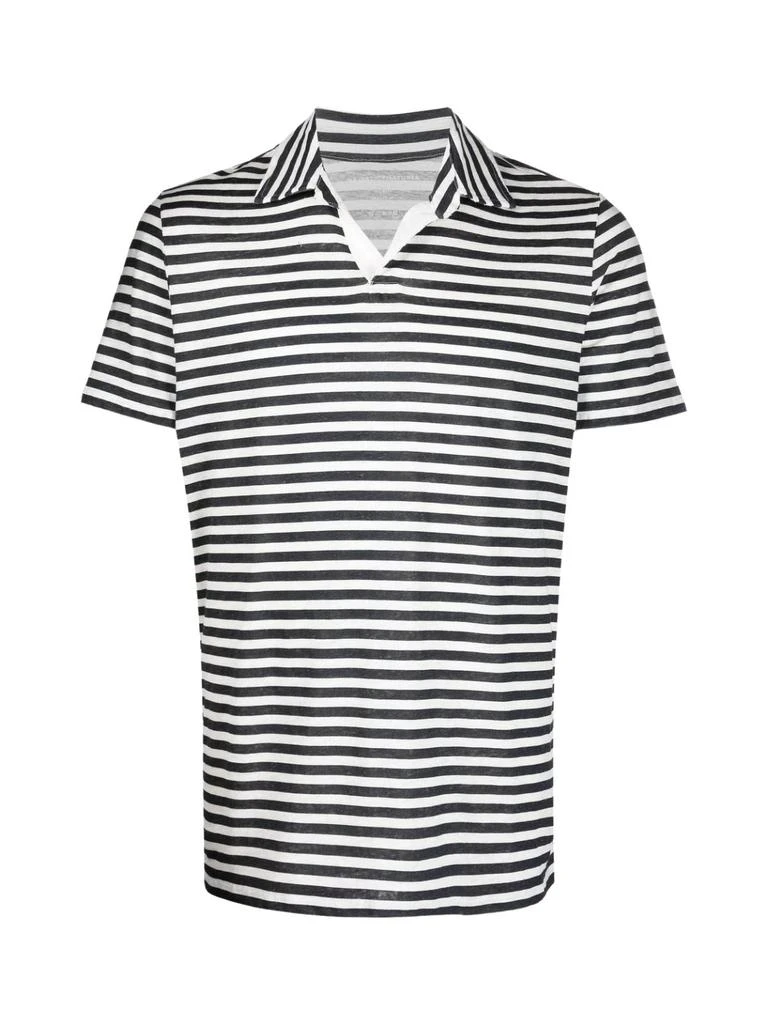 商品MAJESTIC FILATURES|Majestic Filatures Striped S/s Polo,价格¥1464,第1张图片