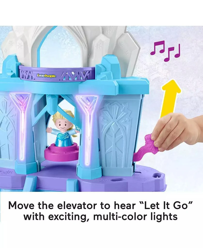 Disney Frozen Toy, Fisher-Price Little People Playset with Anna & Elsa Figures, Elsa’s Enchanted Lights Palace 商品