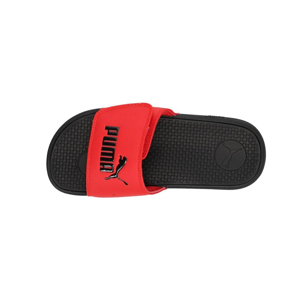 商品Puma|Cool Cat V Logo Slide Sandals (Big Kid),价格¥187,第4张图片详细描述