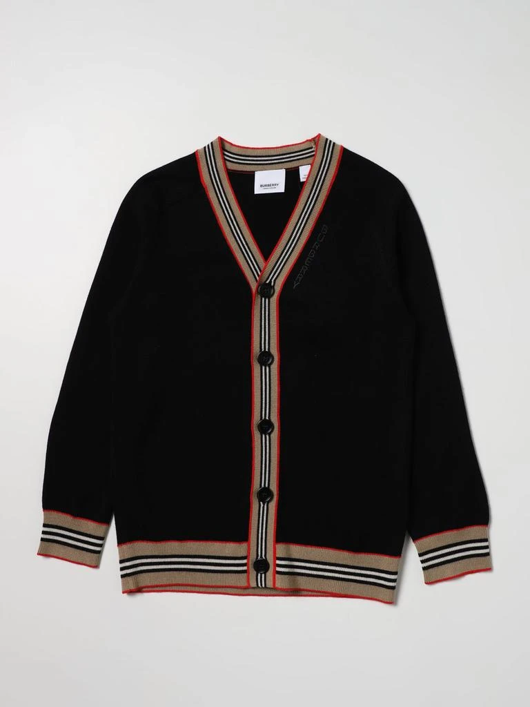 商品Burberry|Burberry wool striped cardigan,价格¥1984,第1张图片