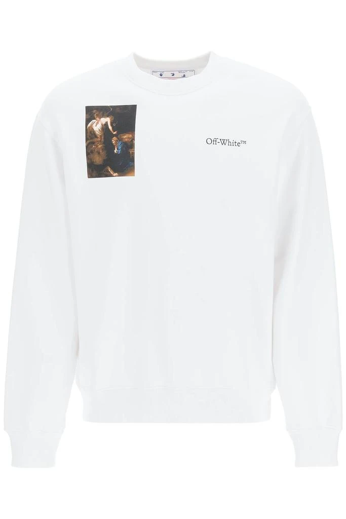 商品Off-White|Off-white caravaggio print sweatshirt,价格¥2425,第1张图片