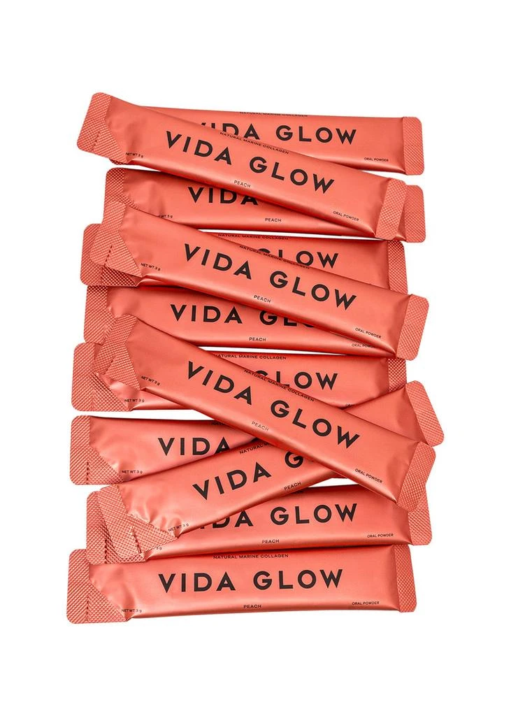 商品Vida Glow|Natural Marine Collagen Sachets Peach,价格¥427,第3张图片详细描述