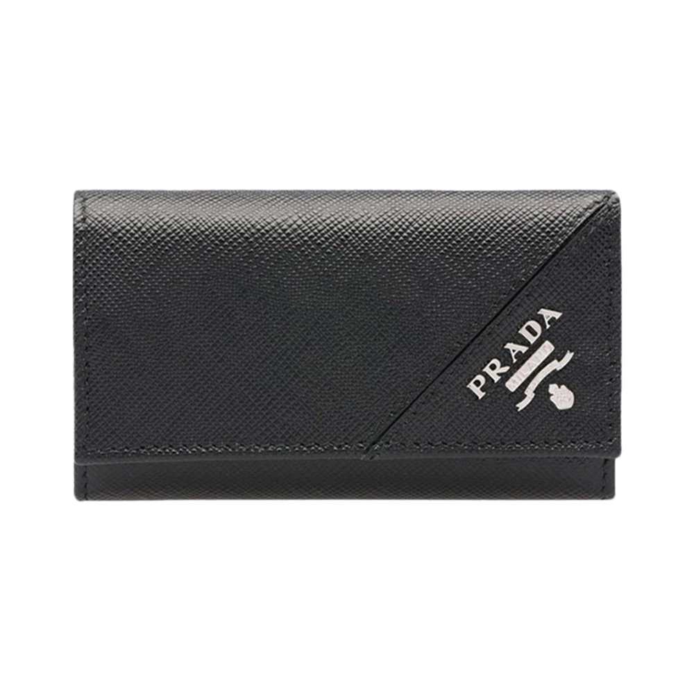 商品Prada|PRADA 黑色男士钥匙包 2PG222-QME-F0002,价格¥3262,第1张图片