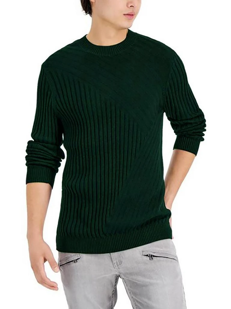 商品INC International|Tucker Mens Cotton Ribbed Crewneck Sweater,价格¥185,第5张图片详细描述