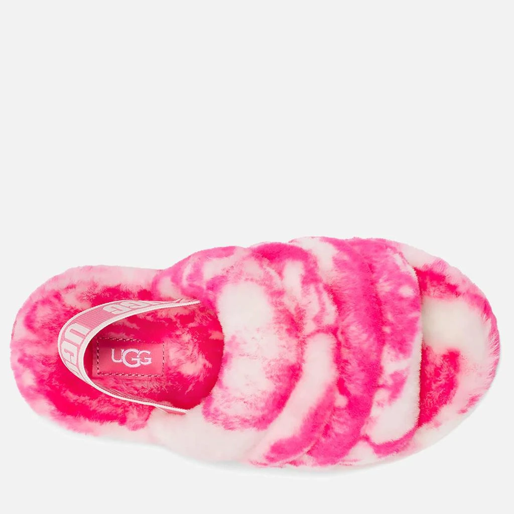 商品UGG|UGG KIDS' FLUFF YEAH SLIDE SLIPPERS - PINK,价格¥346,第4张图片详细描述